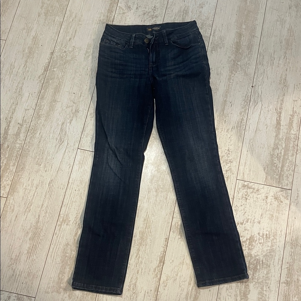 Lee Women's Dark Indigo Straight Leg Jeans